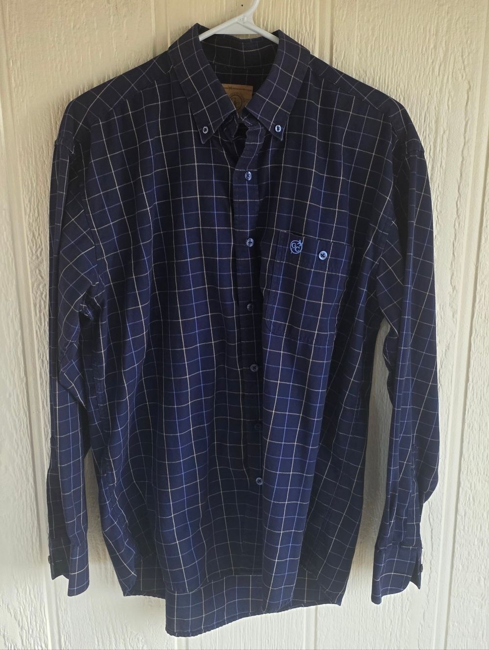 Men's Gunnison Creek Long-Sleeve Button-Down Shirt, Size Medium